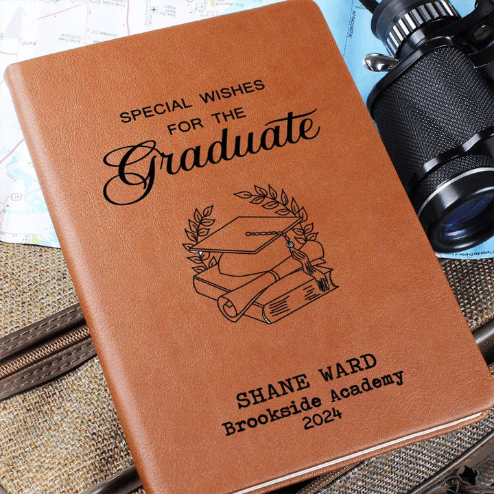 Personalized Graduation Leather Journal Keepsake Gift