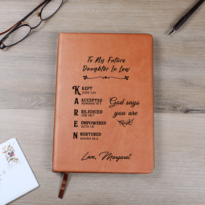 Personalized Daughter In Law Bible Verse Journal