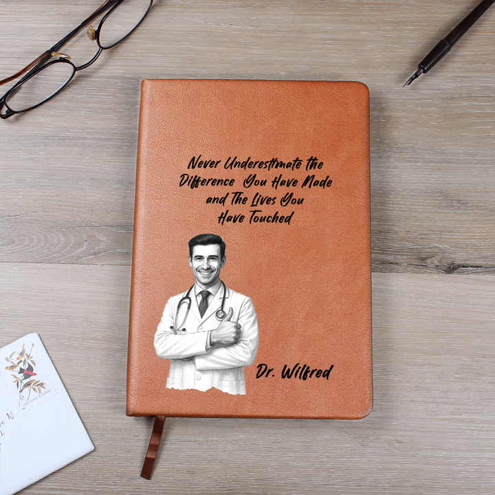 Personalized Doctor Journal with Inspiring Quote