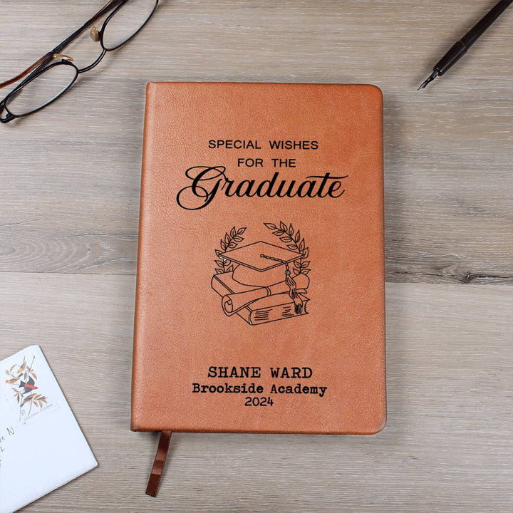 Personalized Graduation Leather Journal Keepsake Gift