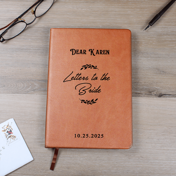 Personalized Letters to the Bride Journal