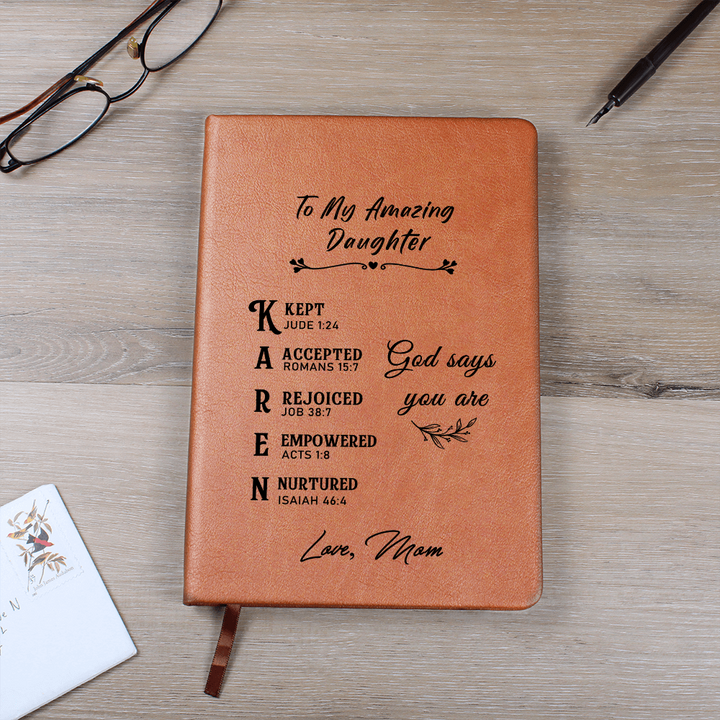 Personalized Bible Verse Journal for Daughter