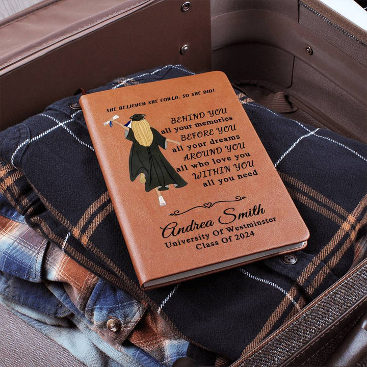 Graduation Gift for Daughter Personalized journal
