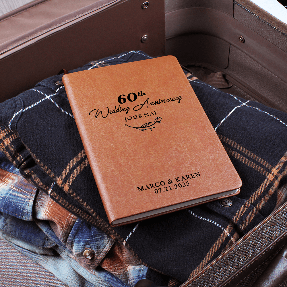 Personalized 60th Wedding Anniversary Journal