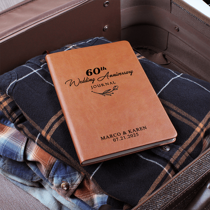 Personalized 60th Wedding Anniversary Journal