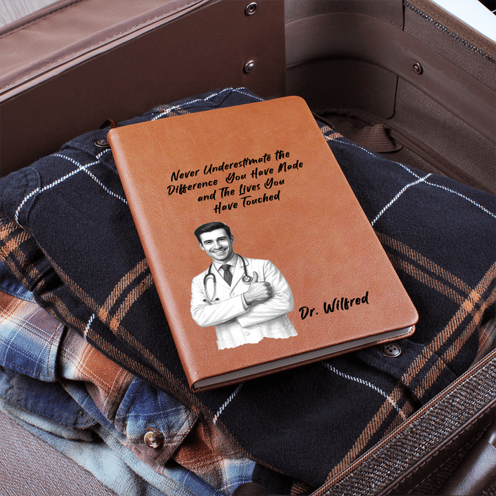 Personalized Doctor Journal with Inspiring Quote