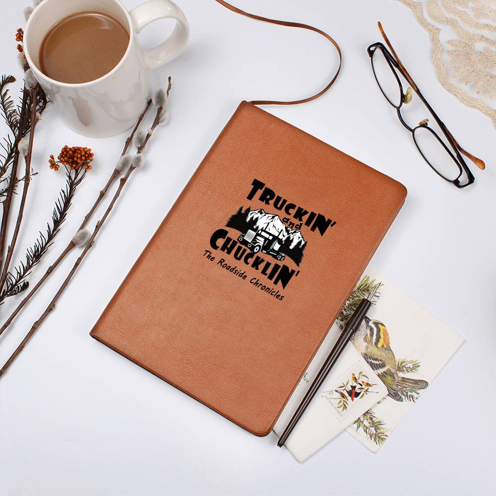 Truckin’ and Chucklin’ Leather Travel Journal