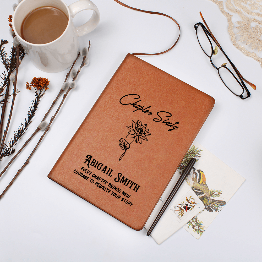 Personalized Chapter Sixty Leather Journal