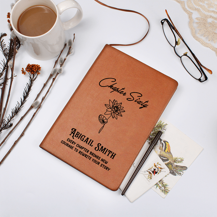 Personalized Chapter Sixty Leather Journal