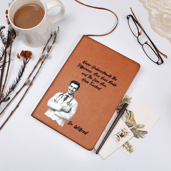Personalized Doctor Journal with Inspiring Quote