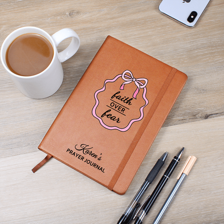 Personalized Faith Over Fear Journal