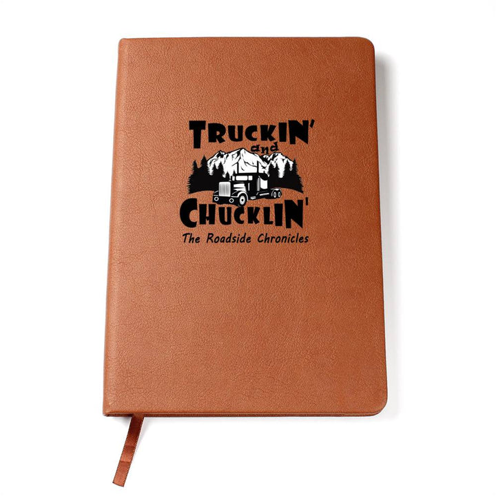 Truckin’ and Chucklin’ Leather Travel Journal