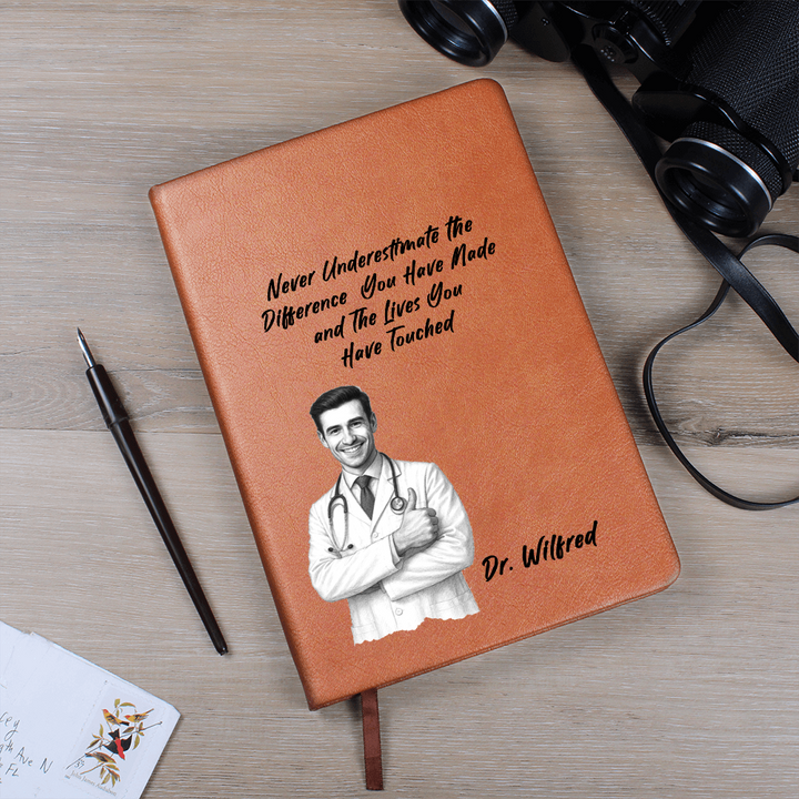 Personalized Doctor Journal with Inspiring Quote