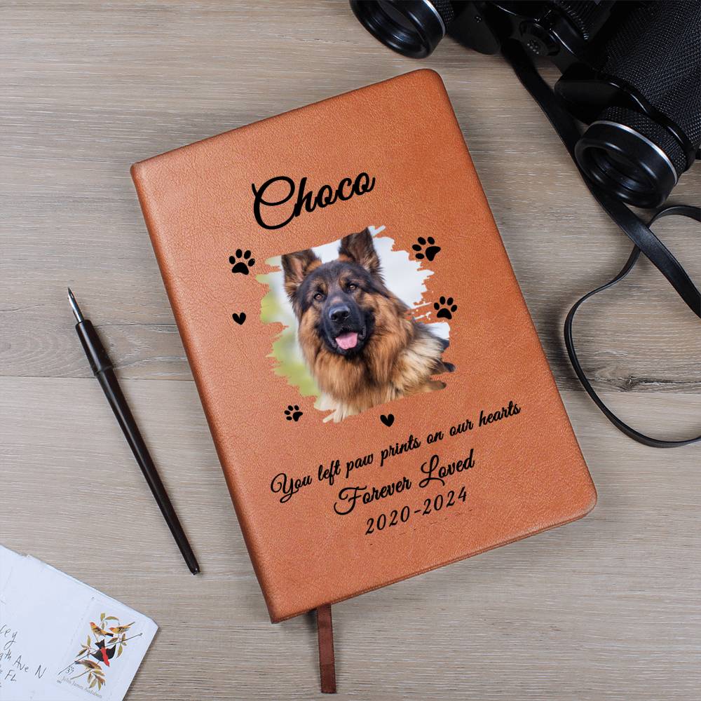 Personalized Pet Memorial Journal with Photo