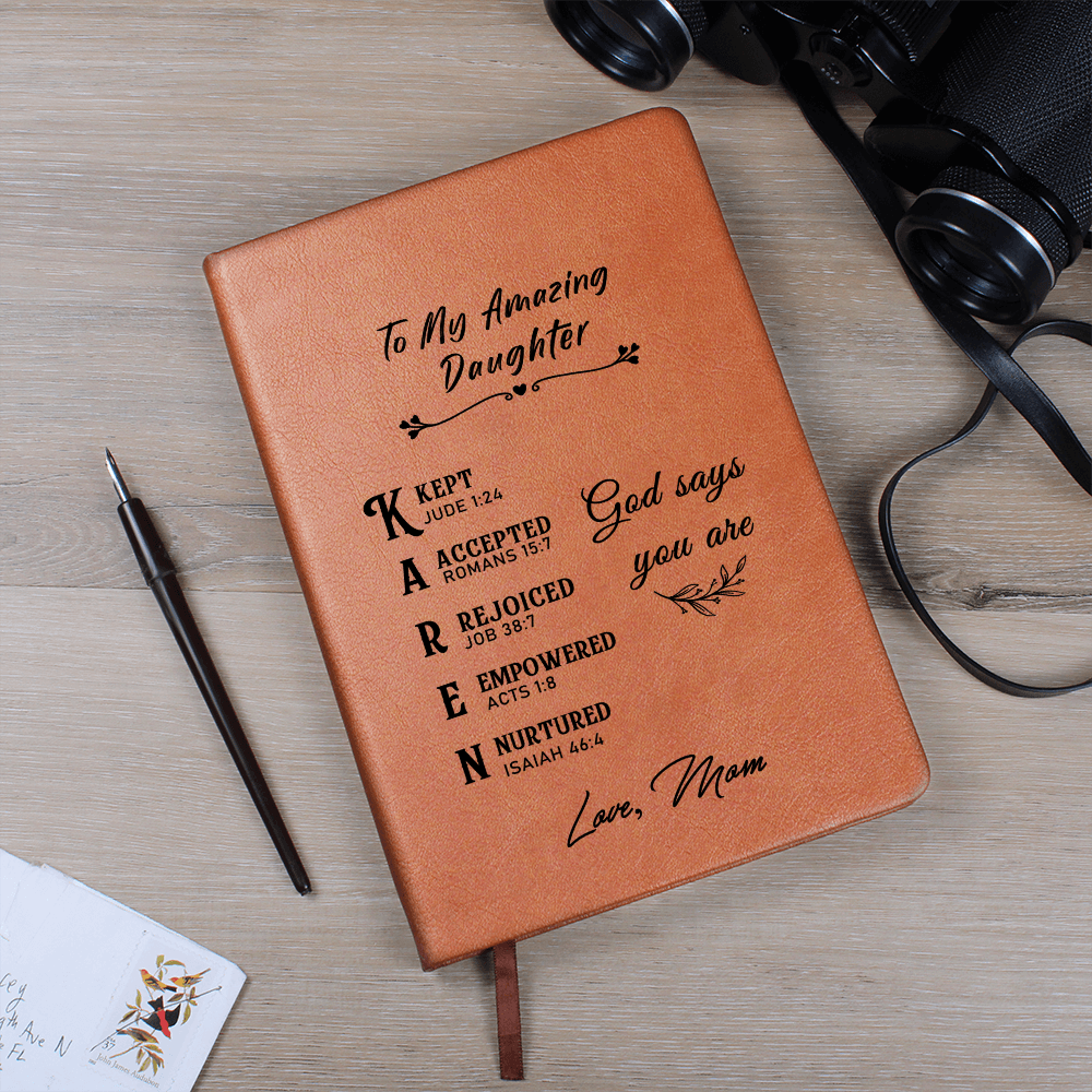 Personalized Bible Verse Journal for Daughter