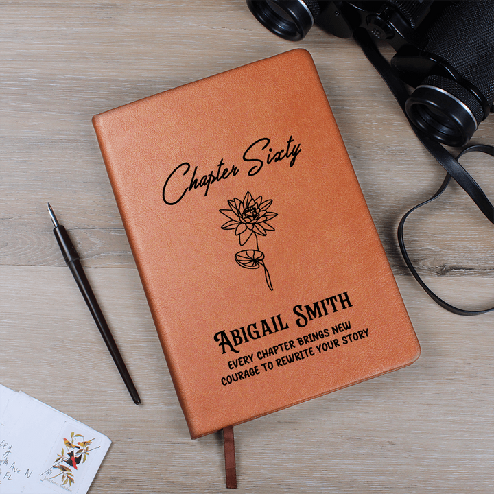 Personalized Chapter Sixty Leather Journal