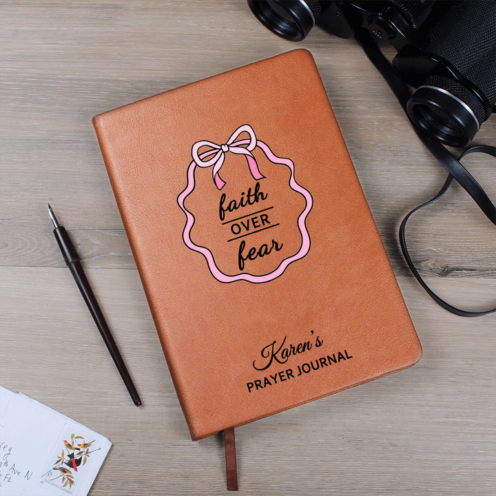 Personalized Faith Over Fear Journal