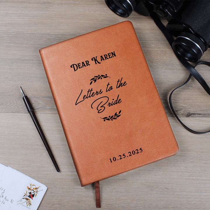 Personalized Letters to the Bride Journal