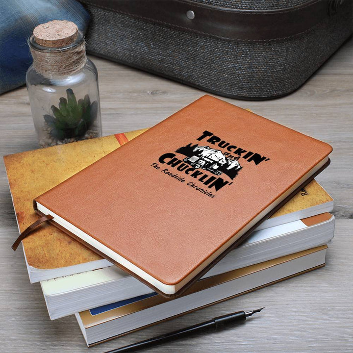 Truckin’ and Chucklin’ Leather Travel Journal