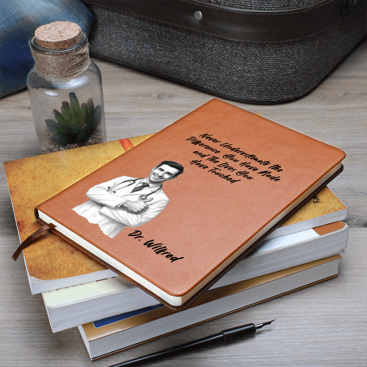 Personalized Doctor Journal with Inspiring Quote