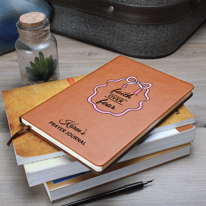 Personalized Faith Over Fear Journal