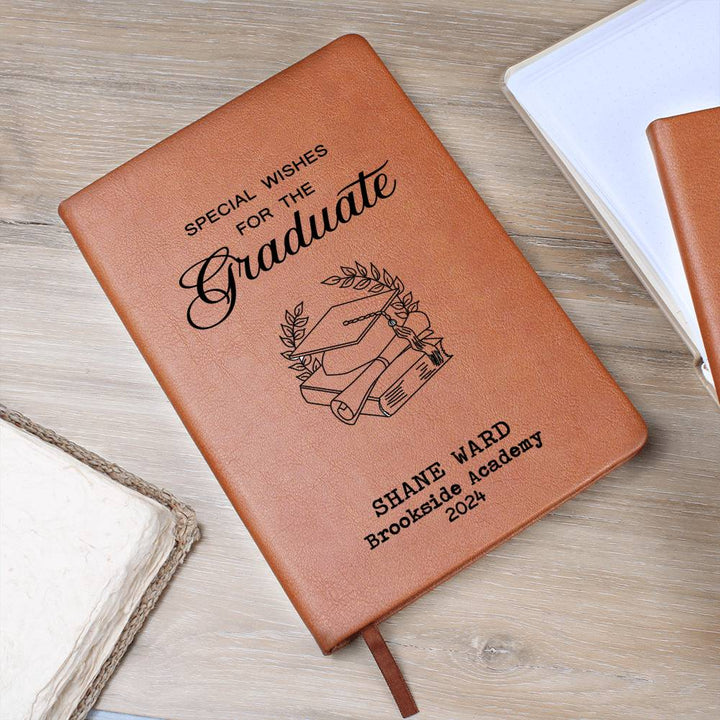 Personalized Graduation Leather Journal Keepsake Gift