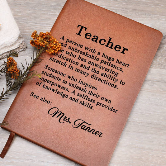 Teacher Appreciation Journal