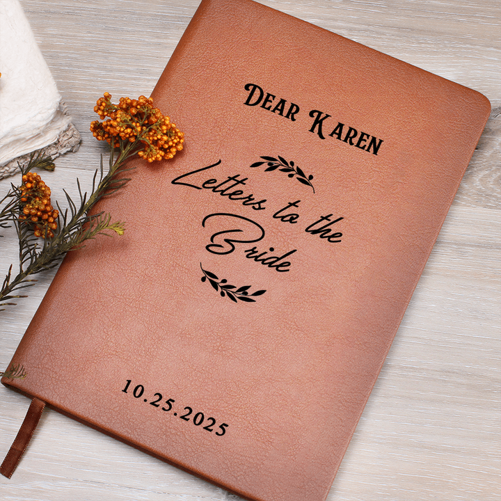 Personalized Letters to the Bride Journal