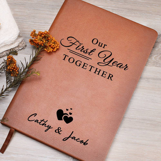 Our First Year Together Anniversary Journal