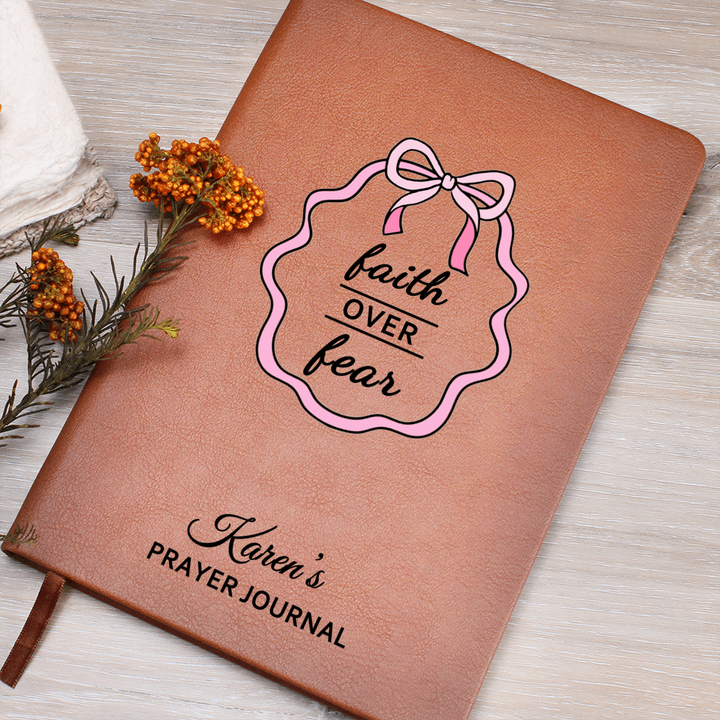 Personalized Faith Over Fear Journal
