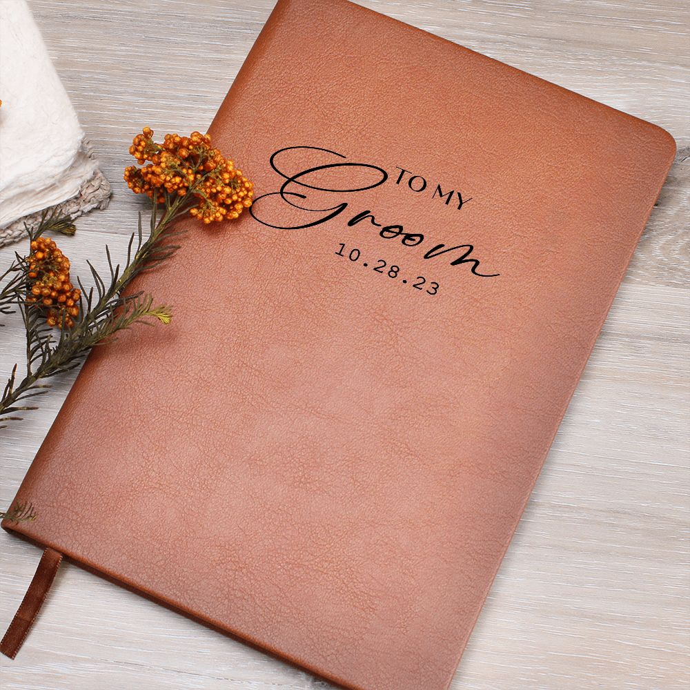 journal gift for groom