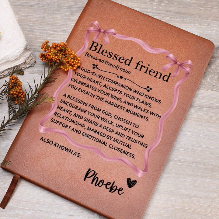 Personalized Christian Friendship Journal
