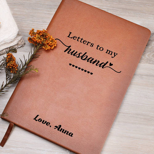 Personalized Letter to my husband Anniversary Journal