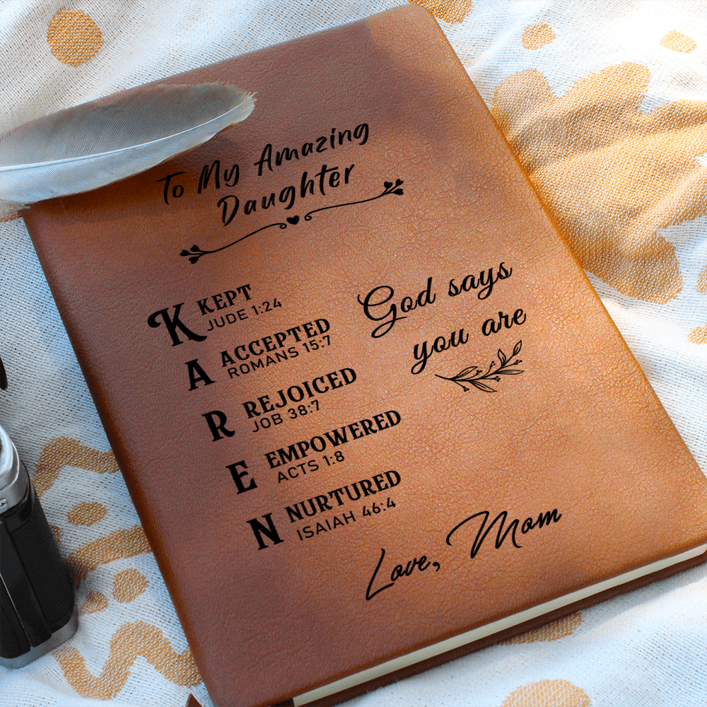 Personalized Bible Verse Journal for Daughter