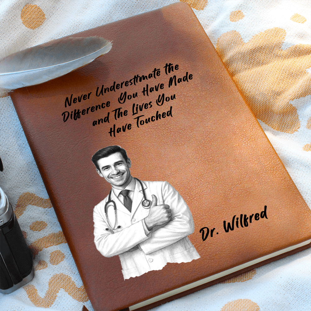 Personalized Doctor Journal with Inspiring Quote