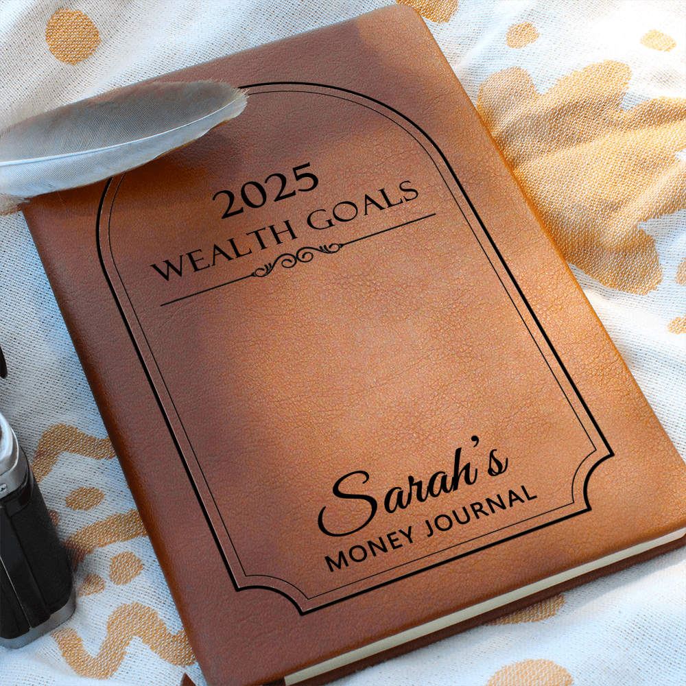 Personalized 2025 Wealth Goals Money Journal