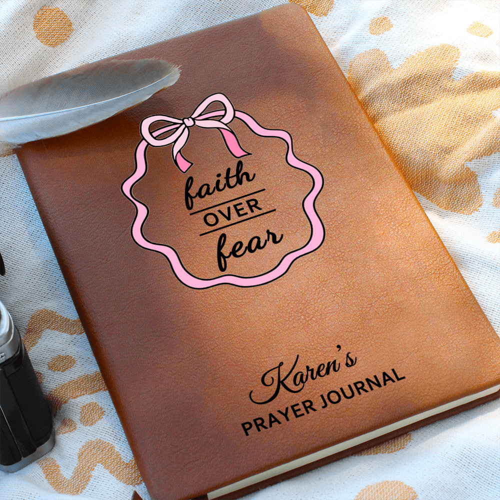 Personalized Faith Over Fear Journal