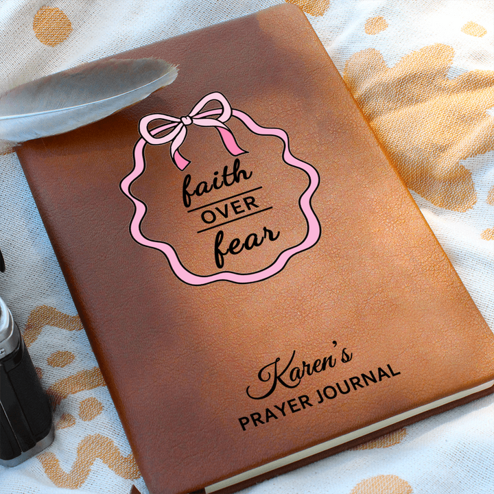 Personalized Faith Over Fear Journal