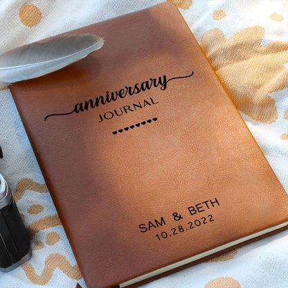 Personalized Anniversary Journal For Couple