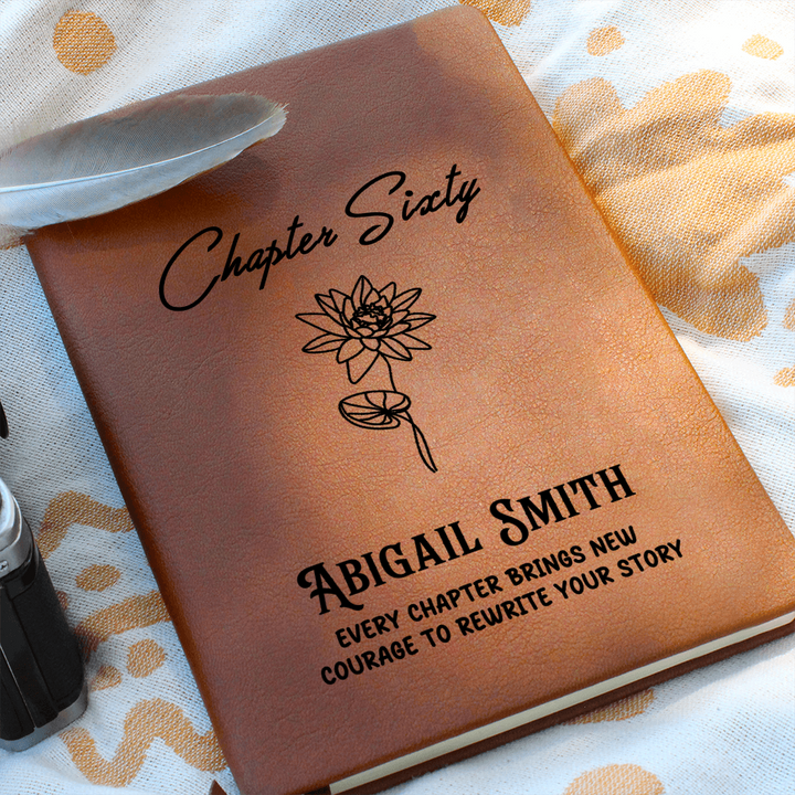 Personalized Chapter Sixty Leather Journal