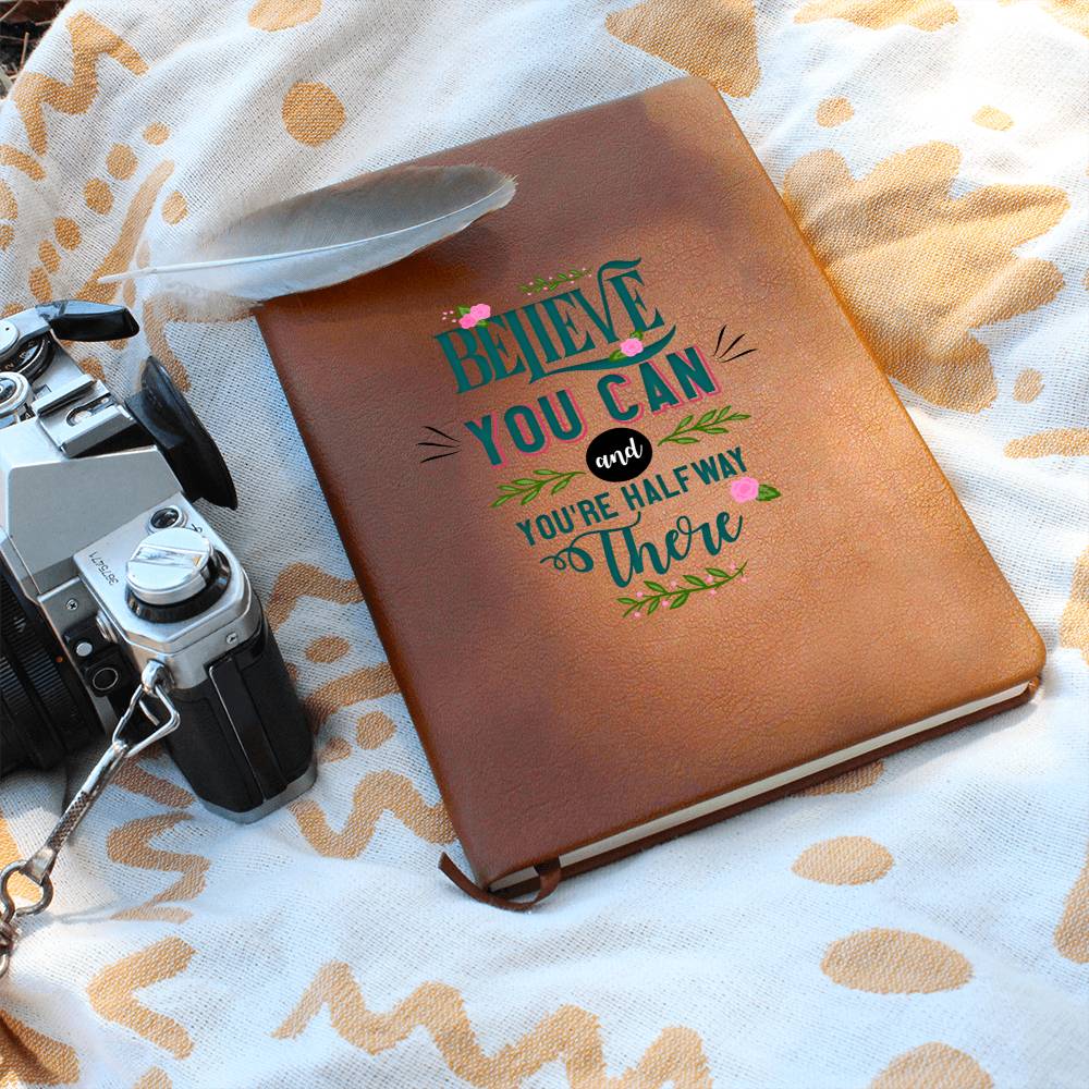 Leather Journal – Believe You Can Quote