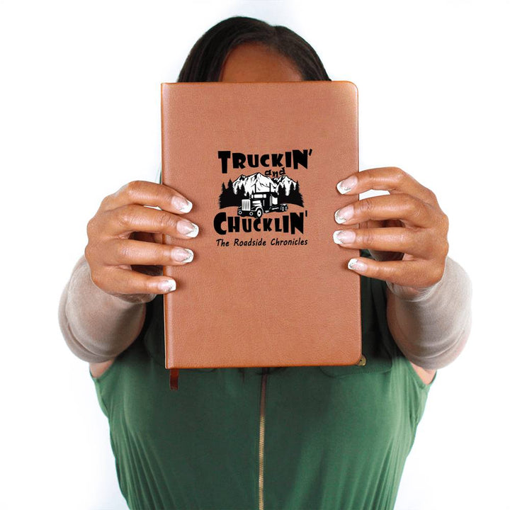 Truckin’ and Chucklin’ Leather Travel Journal