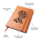 motivational leather journal