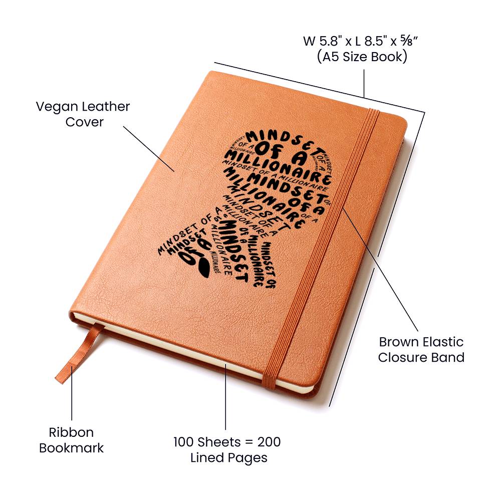 motivational leather journal
