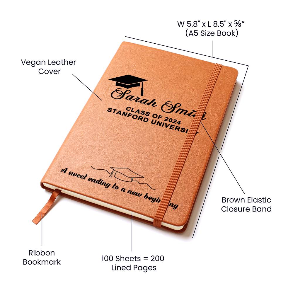 Personalized Graduation Journal – Custom Name Gift