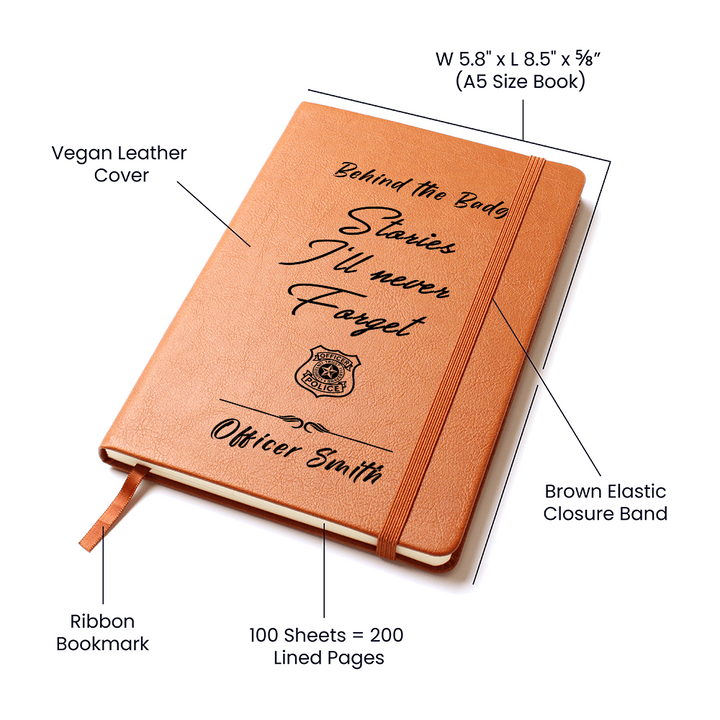 Personalized Police Retirement Journal