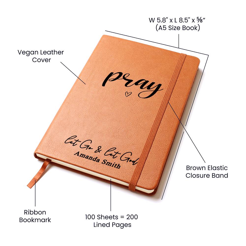 Personalized Prayer Journal - Let Go & Let God