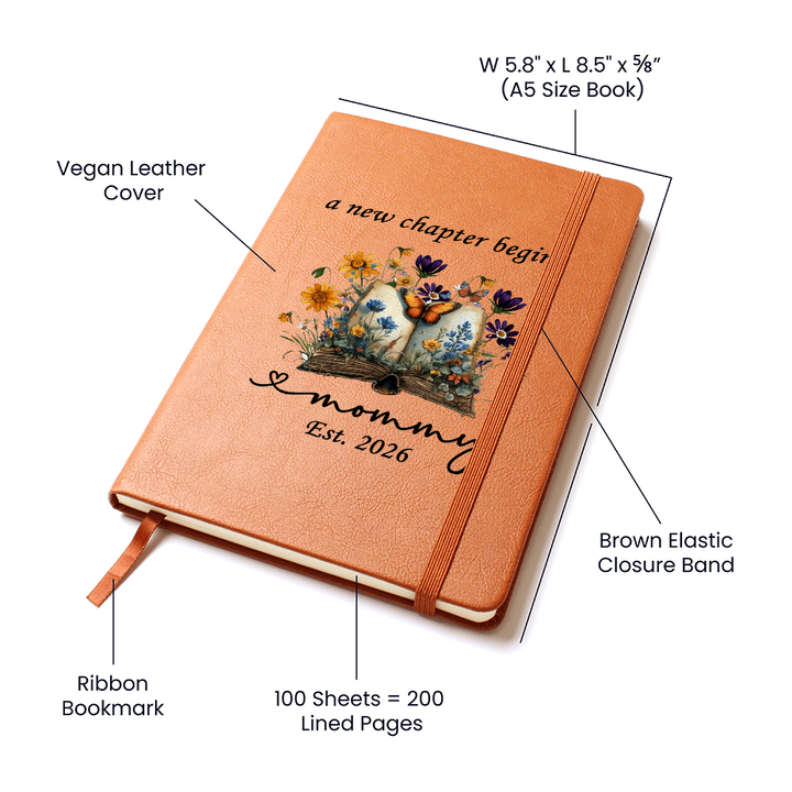 Promoted to Mom - Mommy to Be Journal