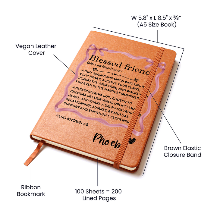 Personalized Christian Friendship Journal