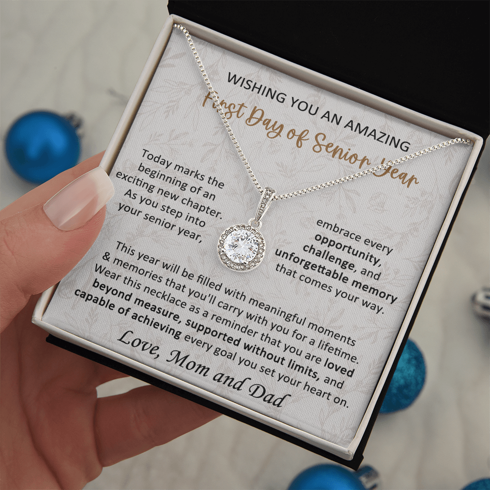 Senior Year Necklace High School Gift